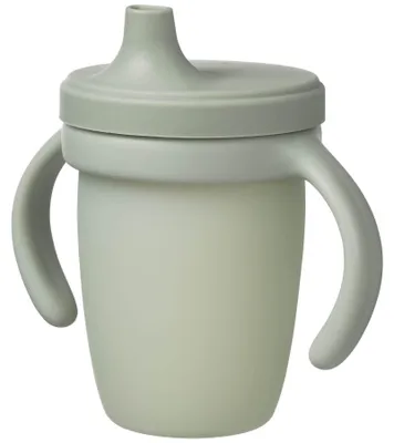 Image de B.Box Gobelet en silicone avec abreuvoir vert clair