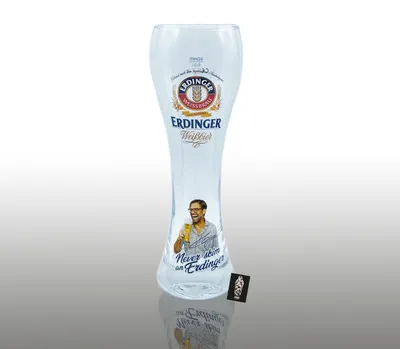 Produktbild von Erdinger Weißbier Fanglas Jürgen Klopp mit Autogramm limitiert 0,5l Glas