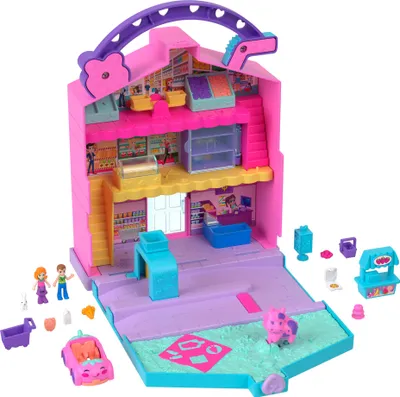 Zdjęcie produktu dla Mattel Polly Pocket Pollyville Owocowy Supermarket HRD45
