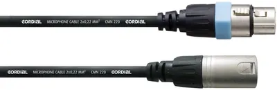 Produktbild von Cordial INTRO CCM 1.5 FM Audiokabel 1.5 m XLR (3-polig) Schwarz