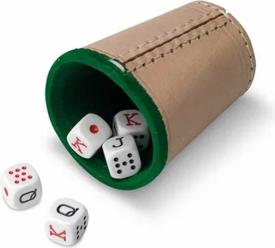 Produktbild von Poker Würfelbecher Cayro Leder