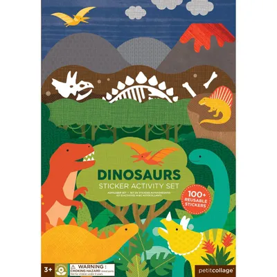 Immagine prodotto di Adesivi riutilizzabili con scena dei Dinosauri
