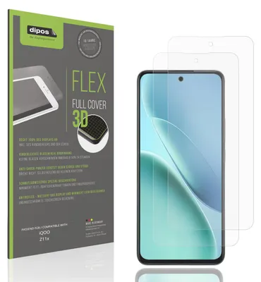 Image de 2x Full Cover mat Film pour iQOO Z11x Film de protection ecrán