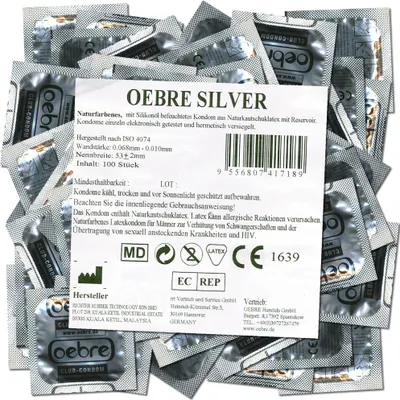 Produktbild von Oebre Silver - Club-Condom - 100 Kondome