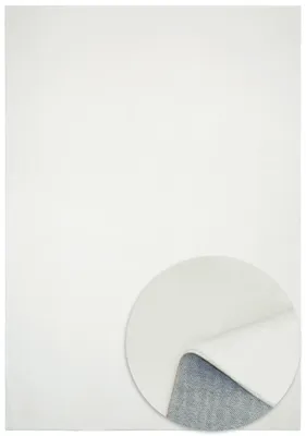 Produktbild von Relax Flauschiger Teppich - Superweich - Modern Einfarbig - Rutschfest - Waschbar bis 30° Grad - Felloptik - Wohnzimmer Schlafzimmer Kinderzimmer - Weiss - 120cm x 160cm