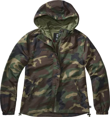 Produktbild von Brandit Damen Sommer Frontzip Windjacke Größe L Farbe Wald
