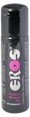 Produktbild von Eros - Gleitgel Kissable Strawberry mit Erdbeeraroma - Inhalt 100ml, wasserbasiert - ER42101