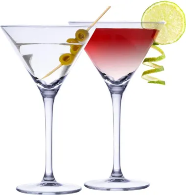 Produktbild von alpina Martini Gläser Set aus 4 Martinigläser - Perfekt für Espresso Martini und Margarita - 22 cl - Glas