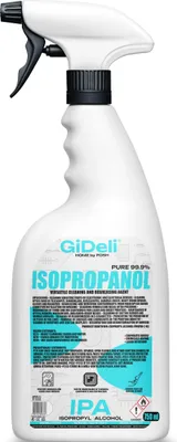 Produktbild von Isopropanol 750ml 99,9% IPA Reiniger Spray Entfetter für Elektronik GiDeli