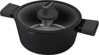Image de LAMART LT1225 Casserole 24x11cm noir POELE