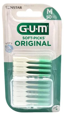 Produktbild von GUM SOFT-PICKS Original Regular/Medium 50 Stück