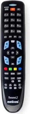 Image de Meliconi Gumbody Personal 2 Plus Télécommande TV sans fil IR Boutons-poussoirs