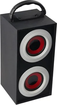 Produktbild von SoundLogic Tragbarer Lautsprecher - Stereo - 2 Lautsprecherausgänge - Holz