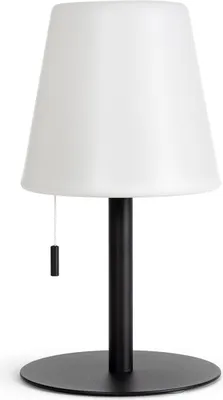 Produktbild von LED-Tischlampe 2.6 W Tragbar Aussen Aluminium mit wiederaufladbarer Batterie Schwarz