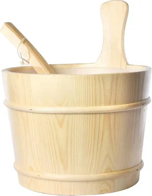 Produktbild von Saunaeimer mit Schöpfkelle (3 L)