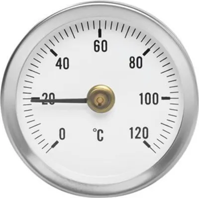 Produktbild von Clip-auf Rohr Thermometer Heißwasserthermometer Bimetall Temperaturanzeige und Feder 8122