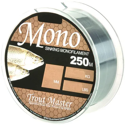Produktbild von Trout Master Mono Schnur - 200m Forellenschnur, Durchmesser/Tragkraft:0.16mm / 2.8kg
