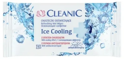 Obrázek produktu pro Cleanic Ice cooling Chusteczki odświeżające, 15 sztuk