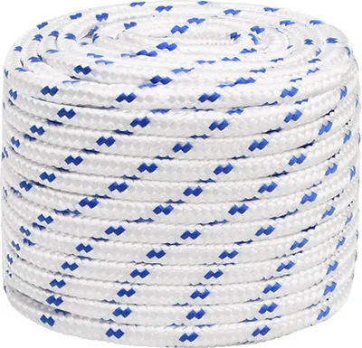 Produktbild von vidaXL Bootsseil Weiß 18 mm 25 m Polypropylen