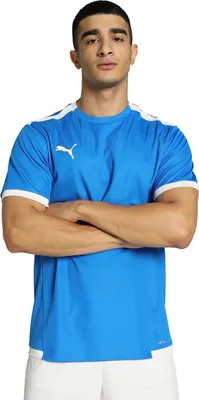 Produktbild von PUMA Herren Teamliga Jersey Shirt, Electric Blue Lemonade-puma White, XXL EU