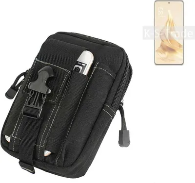 Produktbild von K-S-Trade Gürtel Tasche kompatibel mit Oppo Reno9 Pro Gürteltasche Holster Schutz Hülle Handy Hülle Smartphone outdoor Handy-Hülle schwarz