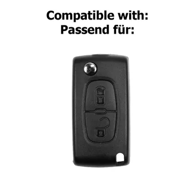 A car key fob is shown against a white background, with text above indicating compatibility.