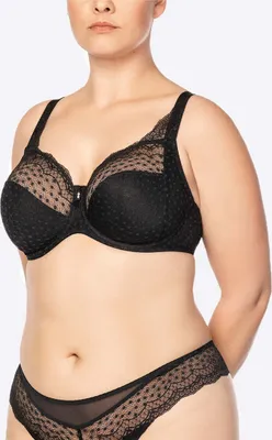 Produktbild von Ulla | Josy BH mit Bügel Schwarz - Schwarz / 85H | Shapewear & Mieder