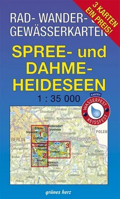 Produktbild von Rad-, Wander- und Gewässerkarten-Set: Spree- und Dahme-Heideseen