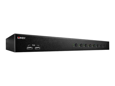 Obrázek produktu pro Lindy KVM Switch Pro USB 2.0 Audio DVI-I - KVM-/Audio-/USB-Switch