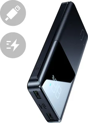 Produktbild von JOYROOM JR-QP191, 10000 mAh, Lithium Polymer (LiPo), 3,7 V, Schwarz