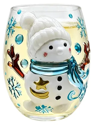 Produktbild von Gläserne Weihnachtstassen mit rutschfestem Griff