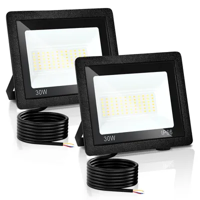 Produktbild von Peviasot LED Strahler Außen 30W, IP66 LED Fluter mit 3 Farbtemperaturen, 3000K/4000K/6500K, 2er Set