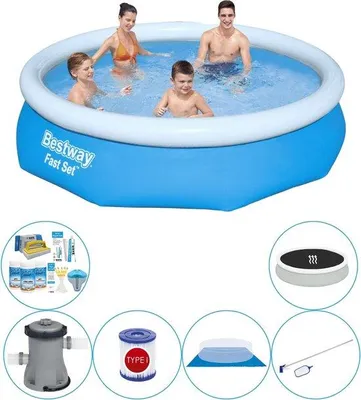 Imagen del producto de Juego de piscina, redonda, de 305 x 76 cm