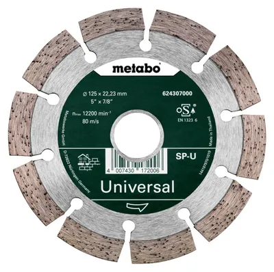 Produktbild von Metabo Diamanttrennscheibe - SP - U, 125x22,23 mm / B