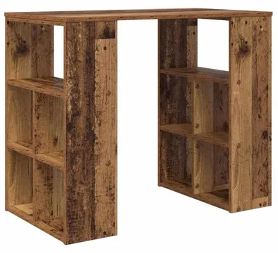 Image de Solidchoice - Bureau avec étagères intégrées, 90 x 50 x 75 cm
