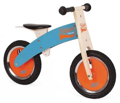 Image de Draisienne bois bikloon bleu / orange - janod - j03265 - velo
