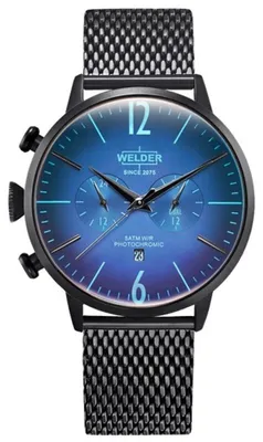 Produktbild von Herren Armbanduhr WWRC401 Chronograph Kalender Edelstahl 50m wasserdicht