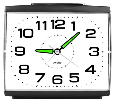 Immagine prodotto di Sveglia analogica senza ticchettio, display grande, funzione snooze, colore nero