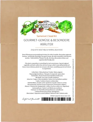 Produktbild von Gourmet-Gemüse & besondere Kräuter - Samenset mit 13 seltenen Kulturpflanzensorten