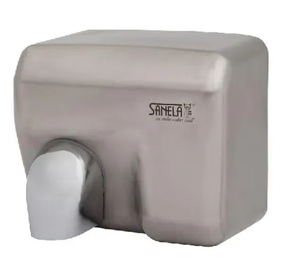 Obrázek produktu pro Osoušeč rukou automatický Sanela SLO 02E BEZDOTYKOVÝ NEREZ KRYTEM 79024