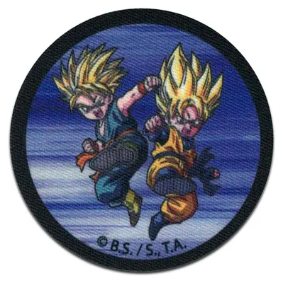 Produktbild von Gotenks 5.8 x 5.8 cm: Comercial Mercera Dragon Ball Z © - Aufnäher, Bügelbild, Aufbügler, Applikationen, Patches, Flicken, zum aufbügeln