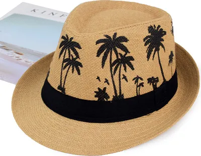Obrázek produktu pro INF Stylový slaměný klobouk Raffia na léto