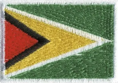 Produktbild von Aufnäher Länderflagge Patches - Guyana - 20407 Gr. ca. 8 x 5cm