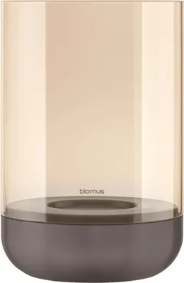 Produktbild von blomus GmbH CALMA Windlicht burned metal L 15cm