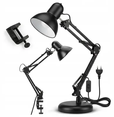 Produktbild von Smartled 1235 Schreibtischlampe verstellbar schwarz E27