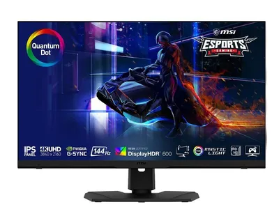 Zdjęcie produktu dla MSI Optix MPG321UR-QD, 81,3 cm (32"), 3840 x 2160 px, 4K Ultra HD, LCD, 1 ms, Czarny
