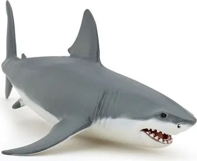Produktbild von Papo Weißer Hai, 3 Jahr(e), Marine life, Grau, Weiß, PVC