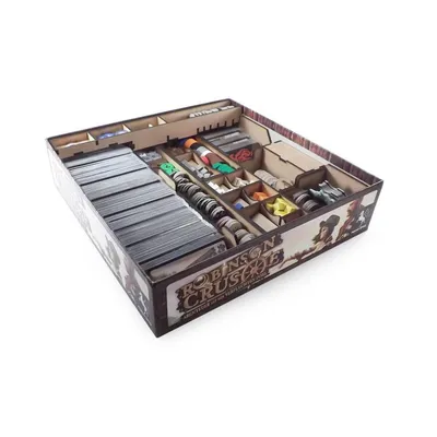 Image de Organiseur de jeux de société pour Robinson Crusoé, avec « Le voyage du Beagle »
