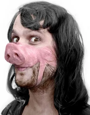 Produktbild von Schweinsmaske Hello Piggy - Fasching Halloween