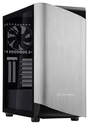 Produktbild von SILVERSTONE SETA A1 ATX-Mid-Tower-Gehäuse Silber USB 3.1 Gen 2 Type-C
